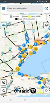 Ontario 511 android App screenshot 1